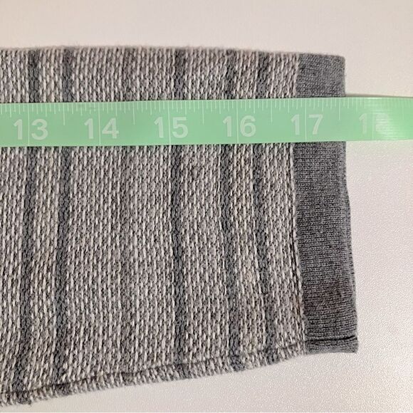 Banana Republic Cardigan Sweater Size Small Petite Grey Striped - Picture 7 of 8